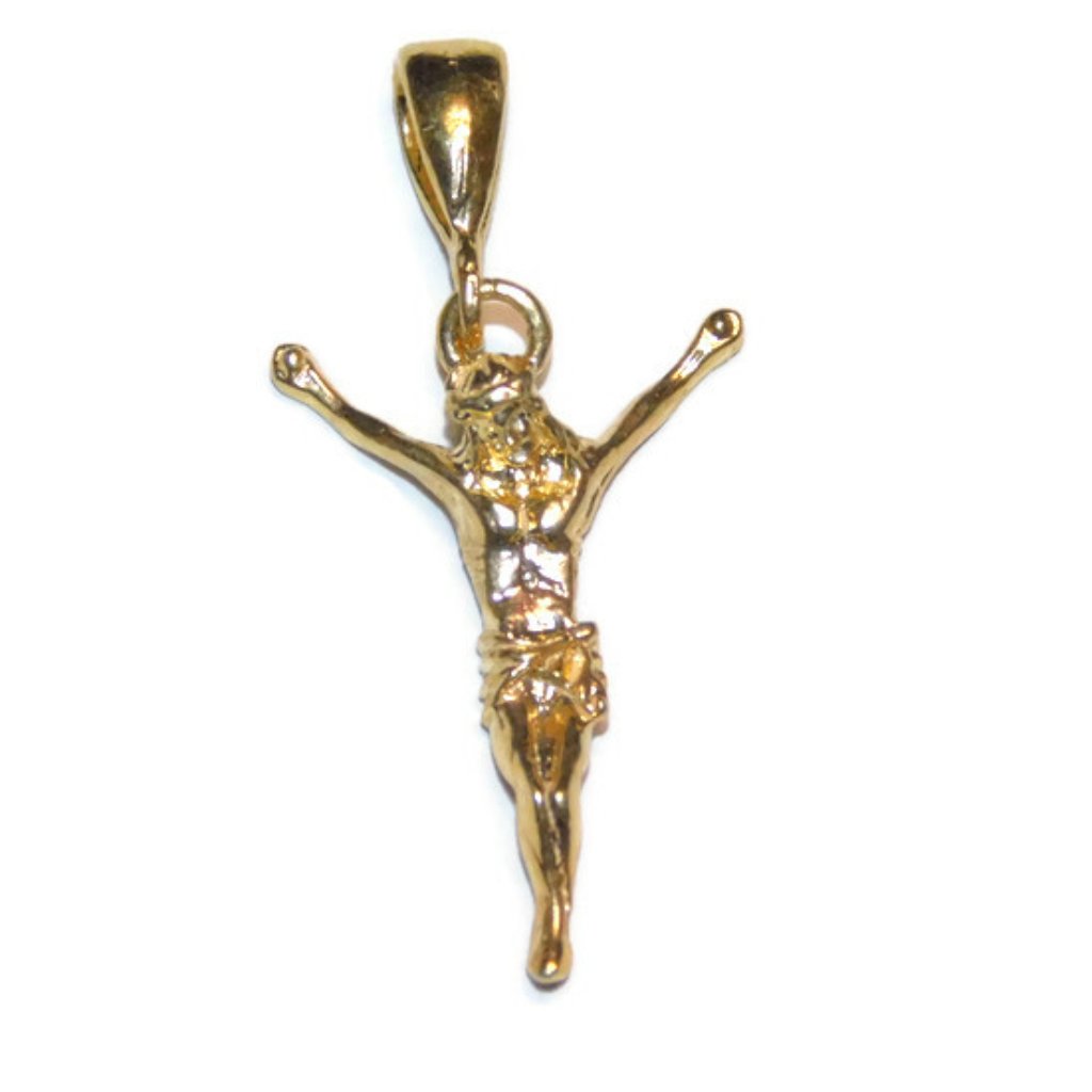 Olympic Christ Small #2 Pendant !4k Yellow Gold